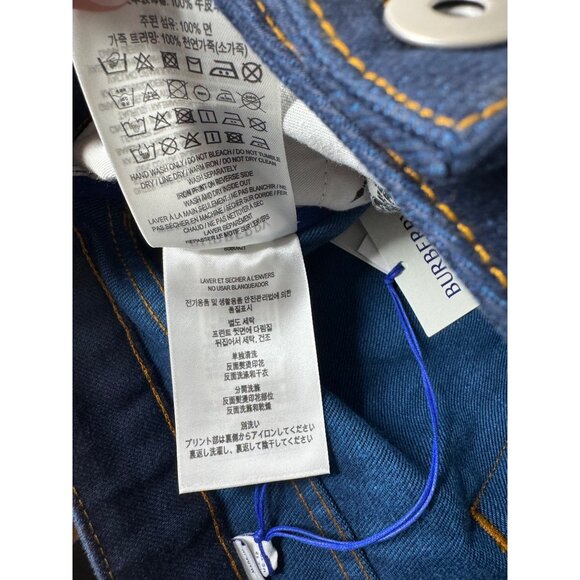 Burberry Women's Blue Heavyweight Denim Cotton Mini Skirt US 10 UK 12 EU 44 - Picture 14 of 16